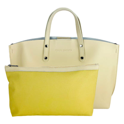 حقيبة يد نسائية من الجلد الطبيعي