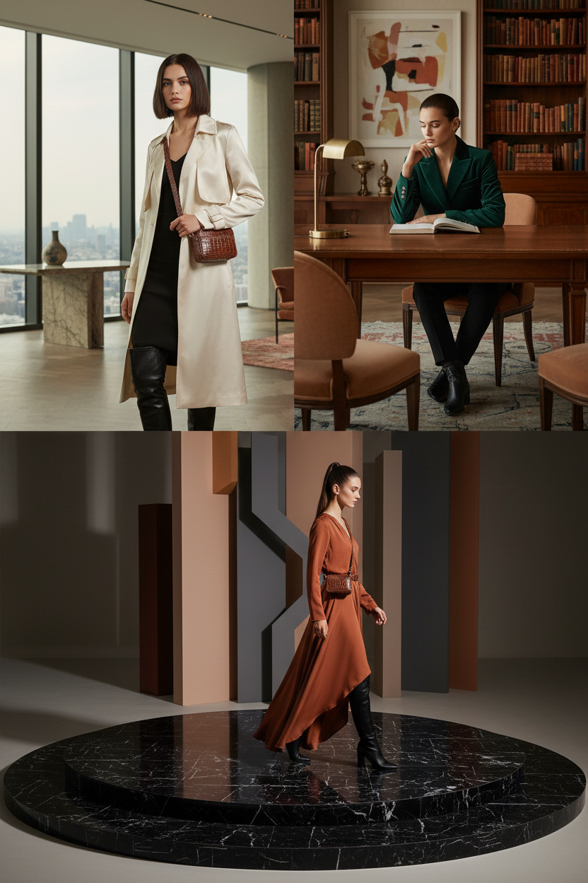 حقيبة بنقشة جلد التمساح