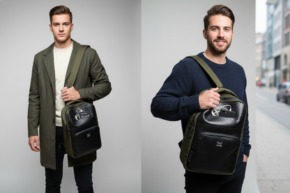 حقيبة ظهر فنكي فالكون مصنوعة من إطارات معاد تدويرها