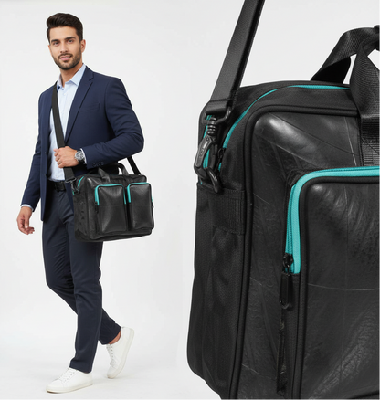 حقيبة لابتوب ماونتن باندا مصنوعة من إطارات معاد تدويرها