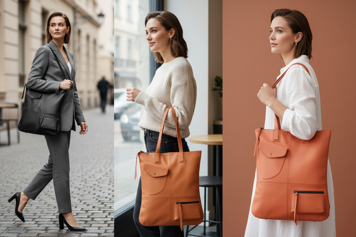 حقيبة توت قابلة للطي والحمل بريميوم